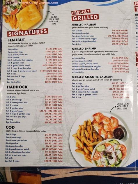 Online Menu Of Halibut House Fish And Chips Restaurant Markham