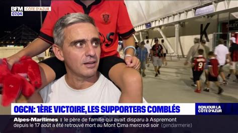 OGC Nice les supporters savourent la première victoire des Aiglons