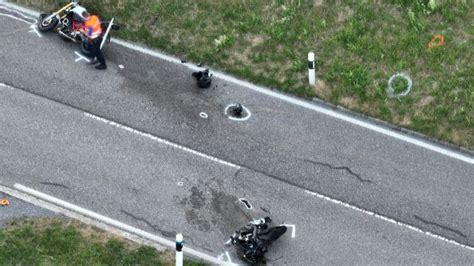 Unfall In Wattwil SG Zwei Motorradfahrer Lebensbedrohlich Verletzt