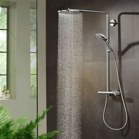 Hansgrohe Raindance Select S Showerpipe Thermostatic Shower Mixer