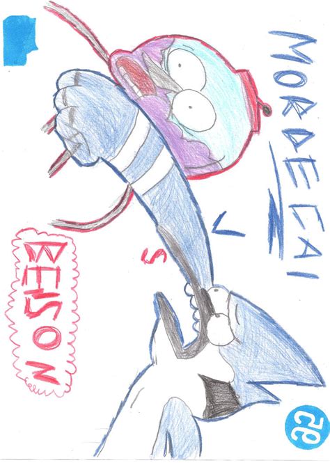 MORDECAI VS BENSON by Cokedark11 on DeviantArt