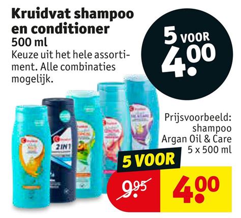 Kruidvat Shampoo En Conditioner Aanbieding Bij Kruidvat