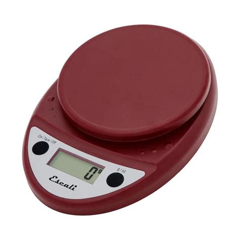 Escali Primo Red Digital Food Scale P115wr The Home Depot