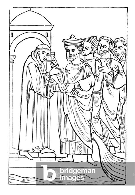 Coloring Page St Cuthbert