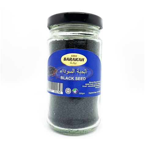 SMS Barakah Black Seed Habbatus Sauda 200g Biji Jintan Hitam Shopee