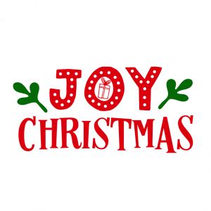 Joy Christmas Svg Holiday Free Svg File Svg Heart