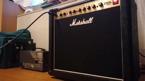 Marshall Dsl15 Combo After Mods With Stock Speaker Youtube