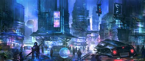 Science Fiction Cyberpunk Fantasy Art Cyber Digital Art Wallpapers