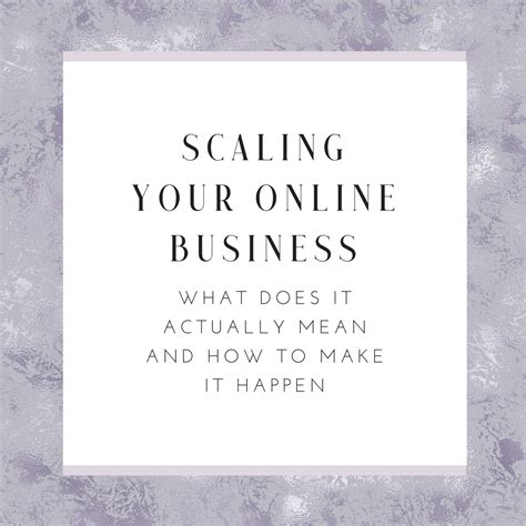What Does It Mean To Scale Your Online Business and How Do You Do It