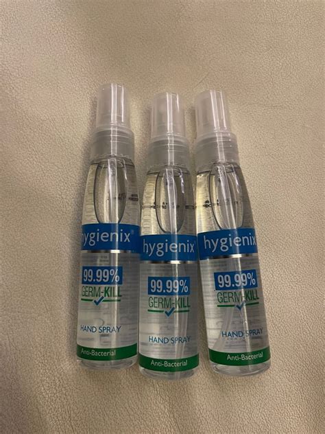 Hygienix Germ Kill Hand Spray Bundle Of 3 Beauty Personal Care