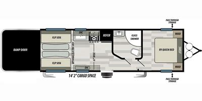 2019 Salem By Forest River Cruise Lite Toy Hauler Series M 251SSXL