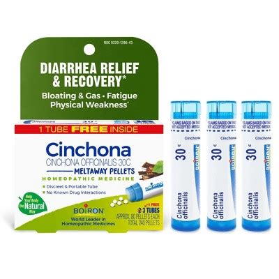 Cinchona Officinalis C Mdt By Boiron Homeopathic Medicine For