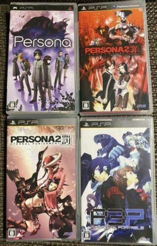 Psp Persona Sin Punishment Set Japan Playstation Portable