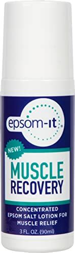 Epsom It Soothing Lotion For Muscles Natural Roll On Concentrated Magnesium Sulfate Cream