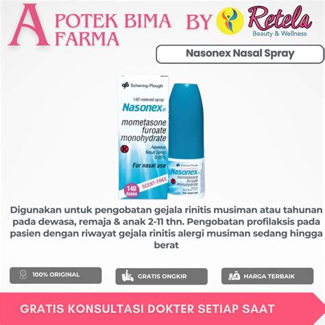 Jual Nasonex Nasal Spray Dosis Shopee Indonesia