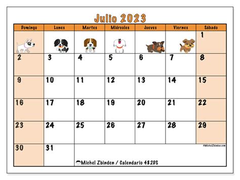 Calendario Julio De Para Imprimir Ds Michel Zbinden Ve