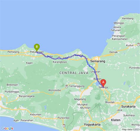 Berapa Km Dari Kota Salatiga Ke Kota Pekalongan Dan Berapa Lama