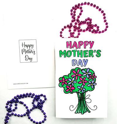 5 Free Printable Mother’s Day Cards To Color | AllFreePaperCrafts.com