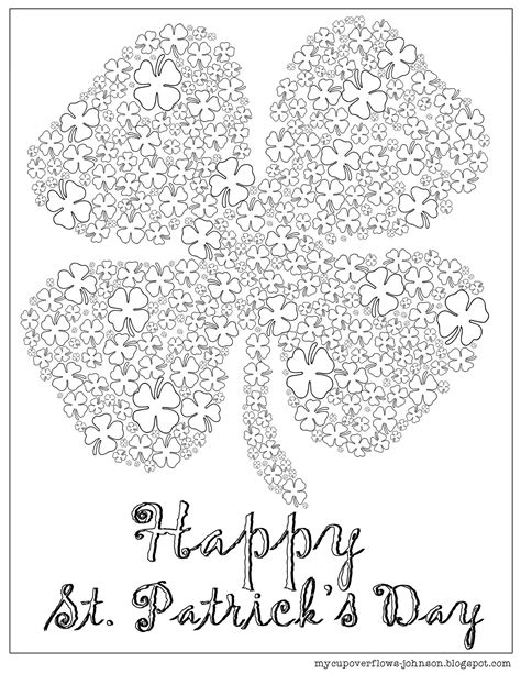 St Patrick S Day Coloring Pages For Adults Pdf Subeloa11