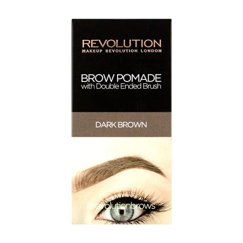 Makeup Revolution Brow Pomade Pomada Do Brwi Dark Brown G Dr Max