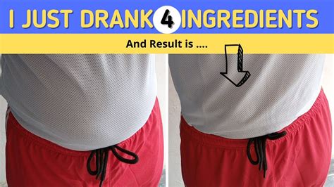 I Drank just These Four Ingredients and the Result is..Weight Loss I ...
