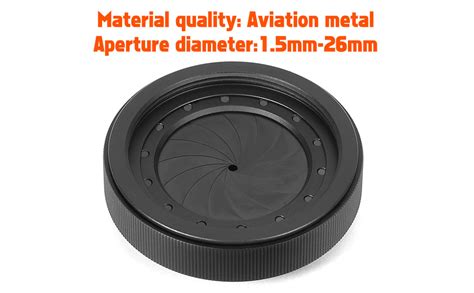 Amazon Adjustable Iris Aperture Diaphragm M To M Iris