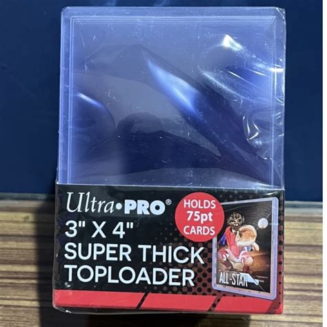 Ultra Pro X Clear Thick Pt Toploaders Pack Of Pcs Shopee