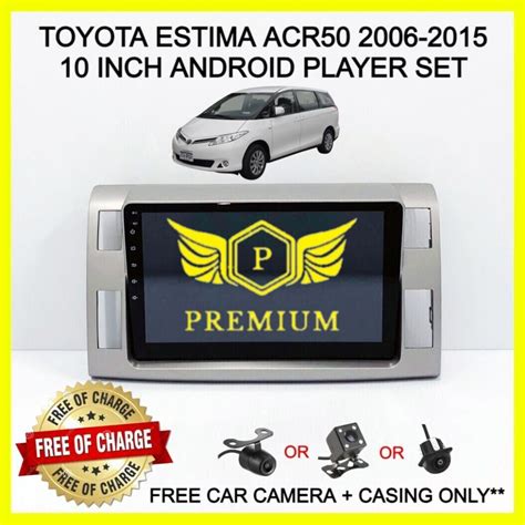 Toyota Estima Acr Inch Android Player Set Free Car