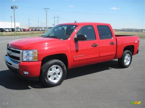 2010 Victory Red Chevrolet Silverado 1500 Lt Crew Cab 4x4 27771303