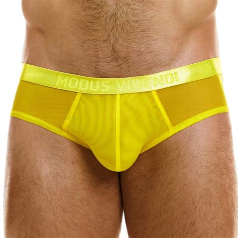 Modus Vivendi Slip Classic Muslin Jaune INDERWEAR