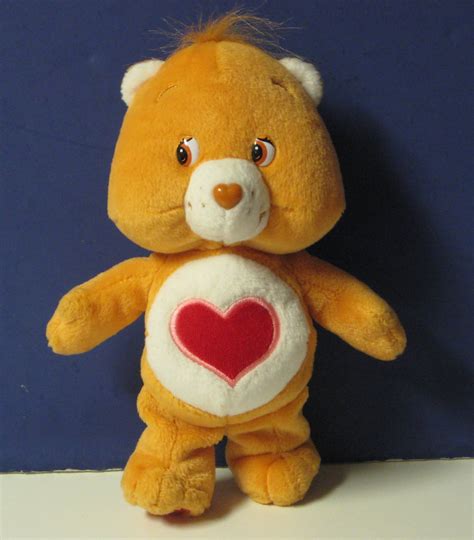 Care Bears Tenderheart Bear 8 Plush Play Along 2002 Vintage