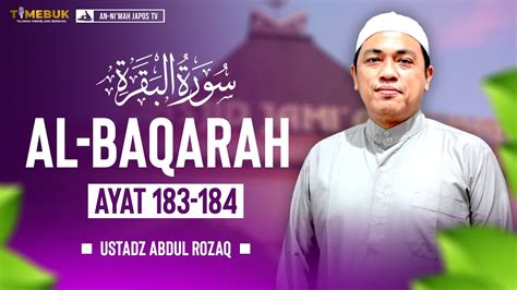 MERDU TILAWAH MENJELANG BERBUKA SURAH AL BAQARAH AYAT 183 184