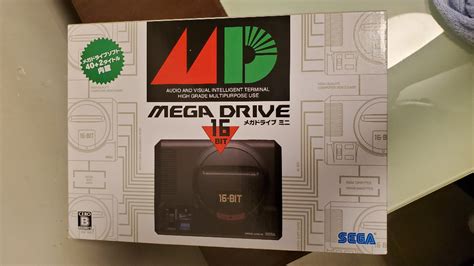 全新 日版 Md Sega Mega Drive 16bit Mini Sega Mega Drive 迷你世嘉 日版 單手制 世嘉五代 復