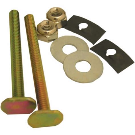 Lasco Brass Toilet Bolts With Retainers Washers And Nuts 04 3631 1 4in X2 1 2in Kroger