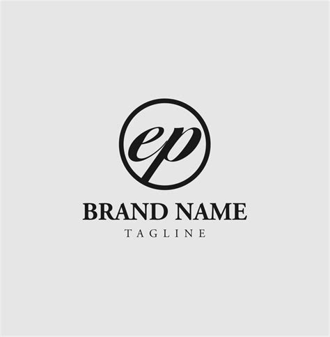 Premium Vector Initial EP Logo Design Vector