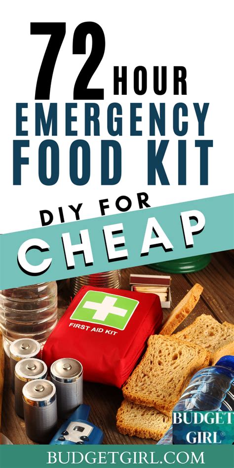 How To Make A Hour Emergency Food Kit Budgeting Finances