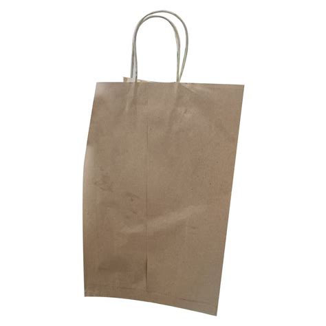 Brown Paper Shopping Bag Rope Strap Capacity Kg At Rs Piece In