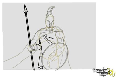 How To Draw A Spartan Warrior Step By Step