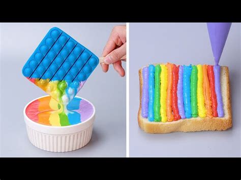 Perfect Rainbow Cake Decorating Ideas from Yummy Cookies - recipe on ...