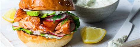 Hot Smoked Salmon Burger Recipe