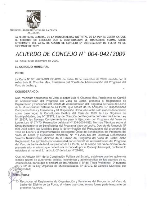 Pdf Reglamento De Organizaci N Y Funciones Del Comit De Miembros