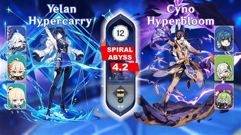 C0 Yelan Furina Hypercarry C0 Cyno Hyperbloom Genshin Impact Spiral