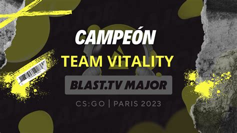 Csgo Team Vitality CampeÓn De La Blasttv Paris Major 2023 Surtido