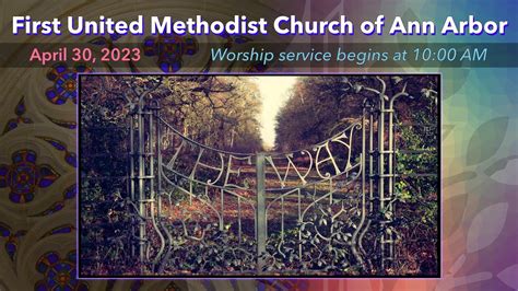 FUMC Ann Arbor Worship Service April 30 2023 YouTube