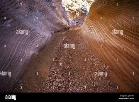 Slot Canyon In Grand Staircase Escalante National Park Utah Usa