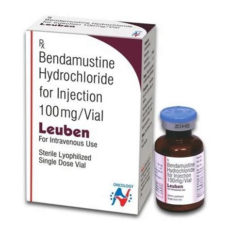 Bendoma 100 Mg Bendamustine Hydrochloride For Injection Storage