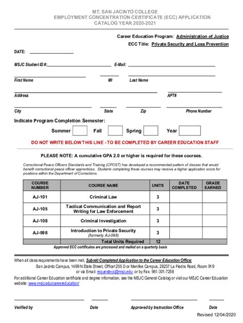 Fillable Online ECC Title Private Security And Loss Prevention Fax