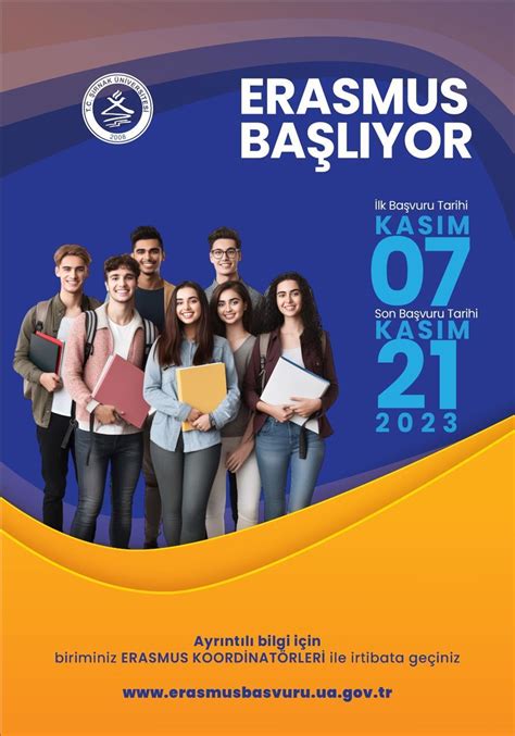 2023 2024 Akademik Yılı Erasmus Öğrenim Hareketliliği Başvuruları