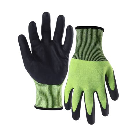 G Cut Resistance Shell Water Based Pu Palm Coated Gloves C Level A