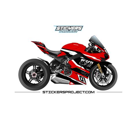 Kit déco Panigale V2 2020 DUCATI Stickers Project